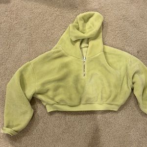 BDG crop fuzzy sweatshirt